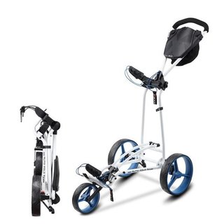 Big Max Autofold FF chariot manuel, blanc/cobalt
