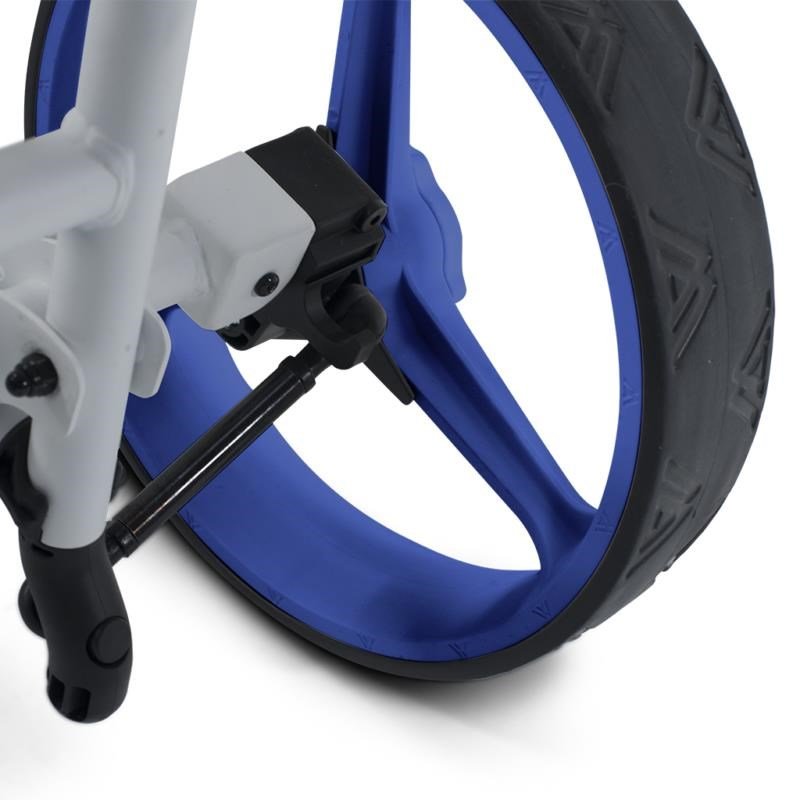 Big Max Autofold FF chariot manuel, blanc/cobalt