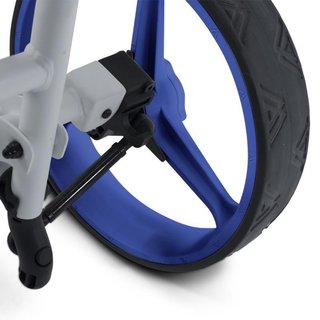 Big Max Autofold FF chariot manuel, blanc/cobalt