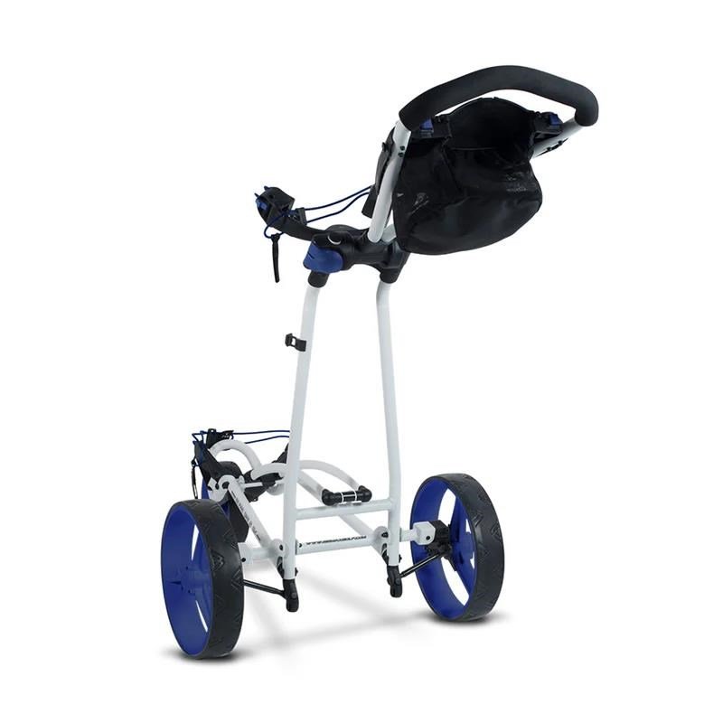 Big Max Autofold FF chariot manuel, blanc/cobalt