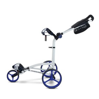 Big Max Autofold FF chariot manuel, blanc/cobalt
