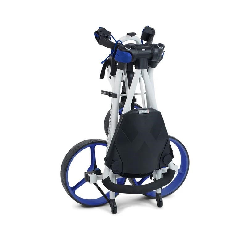 Big Max Autofold FF chariot manuel, blanc/cobalt