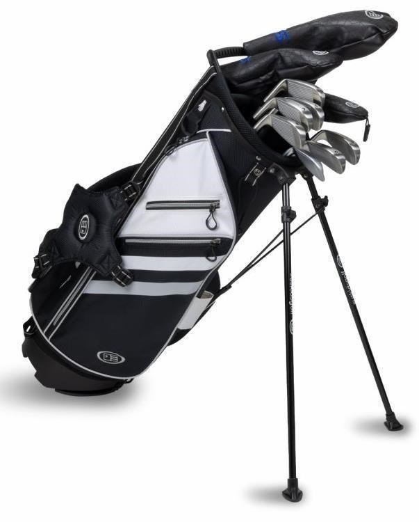 U.S. Kids Golf TS5-63 (160cm) V5 10-Club junior set de golf, graphite + stand bag, noir/blanc