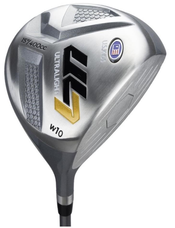 U.S. Kids Golf UL7-63 (160cm) W10 5-Club junior set de golf, acier/graphite + sac trépied, marine