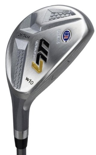 U.S. Kids Golf UL7-63 (160cm) W10 5-Club junior set de golf, acier/graphite + sac trépied, marine
