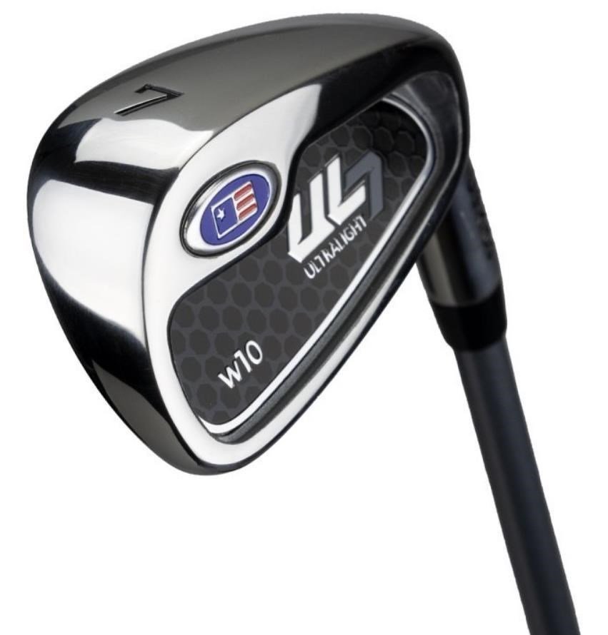 U.S. Kids Golf UL7-63 (160cm) W10 5-Club junior set de golf, acier/graphite + sac trépied, marine