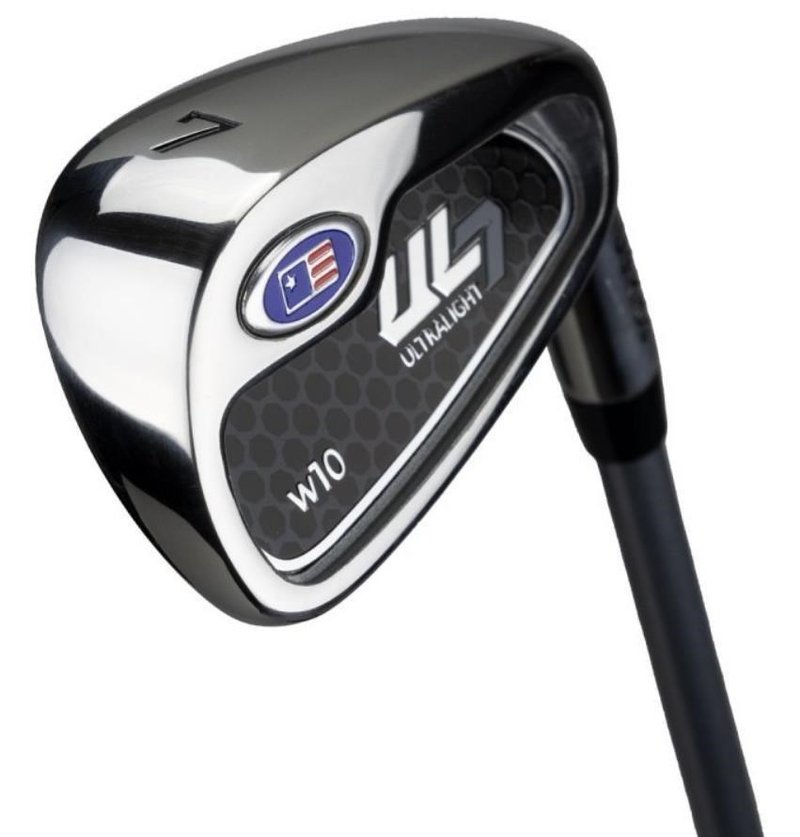 U.S. Kids Golf UL7-63 (160cm) W10 5-Club junior set de golf, acier/graphite + sac trépied, marine