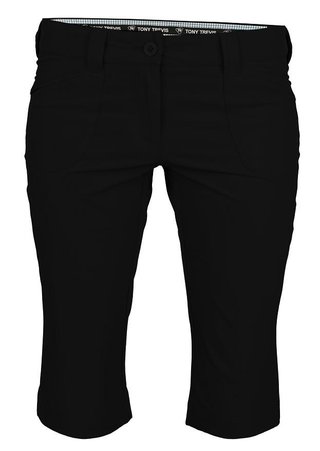 Tony Trevis ladies 3/4 pants, noir