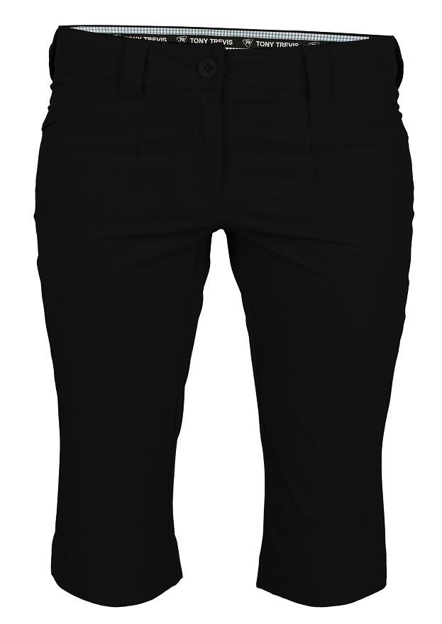 Tony Trevis ladies 3/4 pants, noir