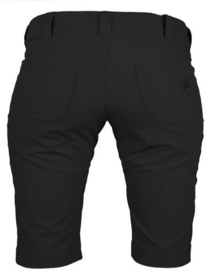 Tony Trevis Slim Fit short femme, gris foncé