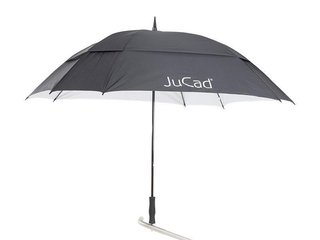 JuCad parapluie de golf anti-vent 68" avec épingle, noir