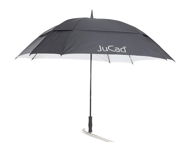 JuCad parapluie de golf anti-vent 68" avec épingle, noir