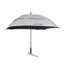 JuCad parapluie de golf anti-vent 68" avec épingle, argent (avec protection UV)