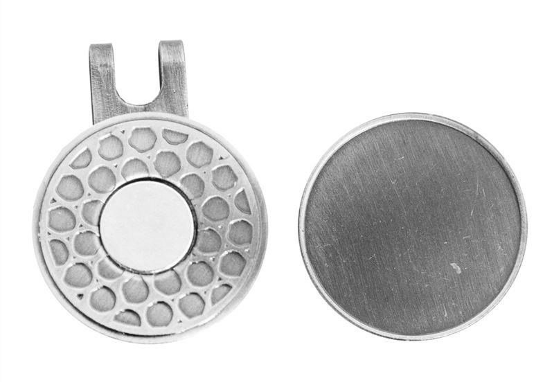 Longridge Deluxe Cap Clip et Marqueur de Balle, argent