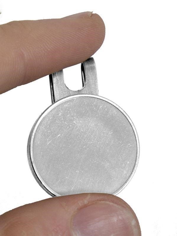 Longridge Deluxe Cap Clip et Marqueur de Balle, argent