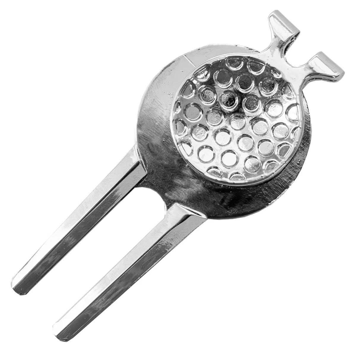 Longridge Laurel Pitchfork And Clip fourchette de golf avec clip, argent