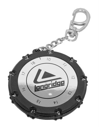 Longridge Round Scorer compteur de score 18 trous, noir