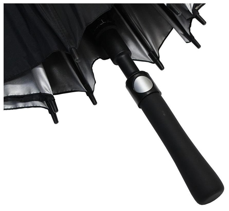 Axglo Auto Open umbrella 68" noir/noir