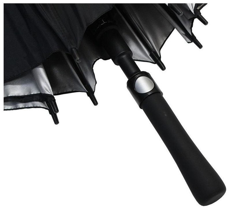 Axglo Auto Open umbrella 68" noir/noir