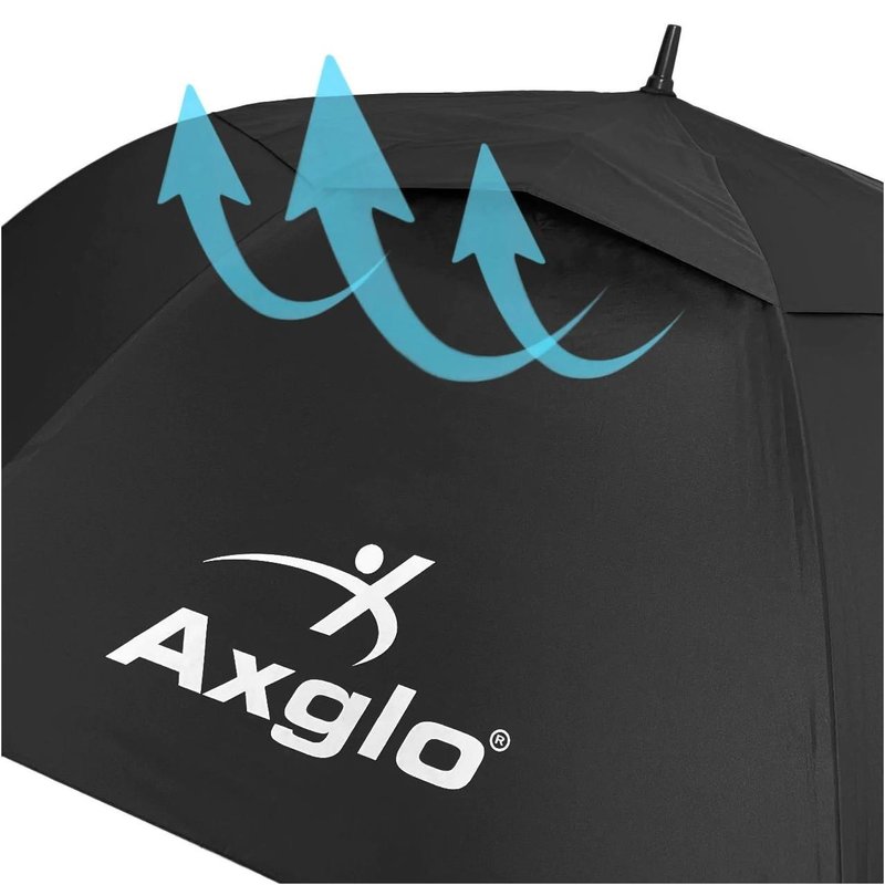 Axglo Auto Open umbrella 68" noir/noir