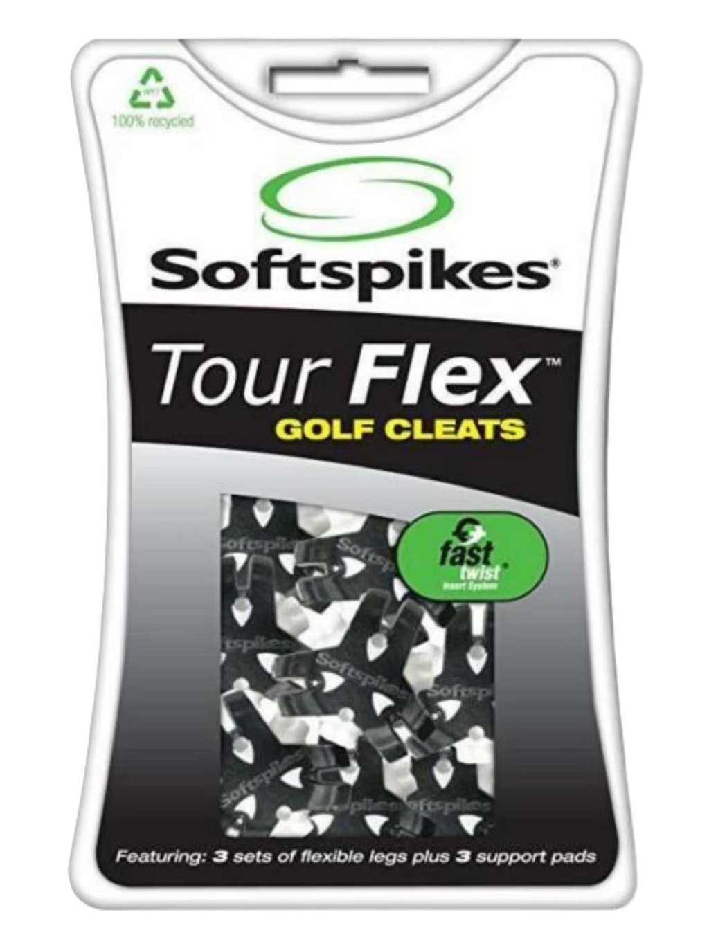 Softspikes Tour Flex crampons de golf Fast Twist (17 pièces)