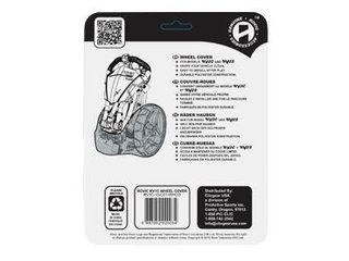 Clicgear Rovic RV1C/RV1S couvre-roue, noir