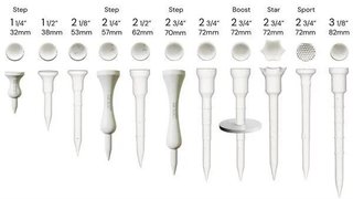 Lignum Lignum Tee 72mm (2 3/4"), pack de 10 + disque