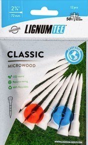 Lignum Lignum Tee 72mm (2 3/4"), pack de 10 + disque