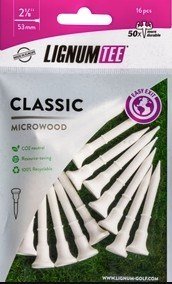 Lignum Lignum Tee 53mm (2 1/8"), 16pack