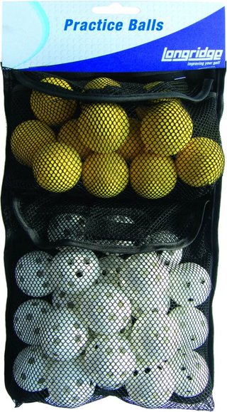 Longridge Practice Balls balles de golf d'entraînement