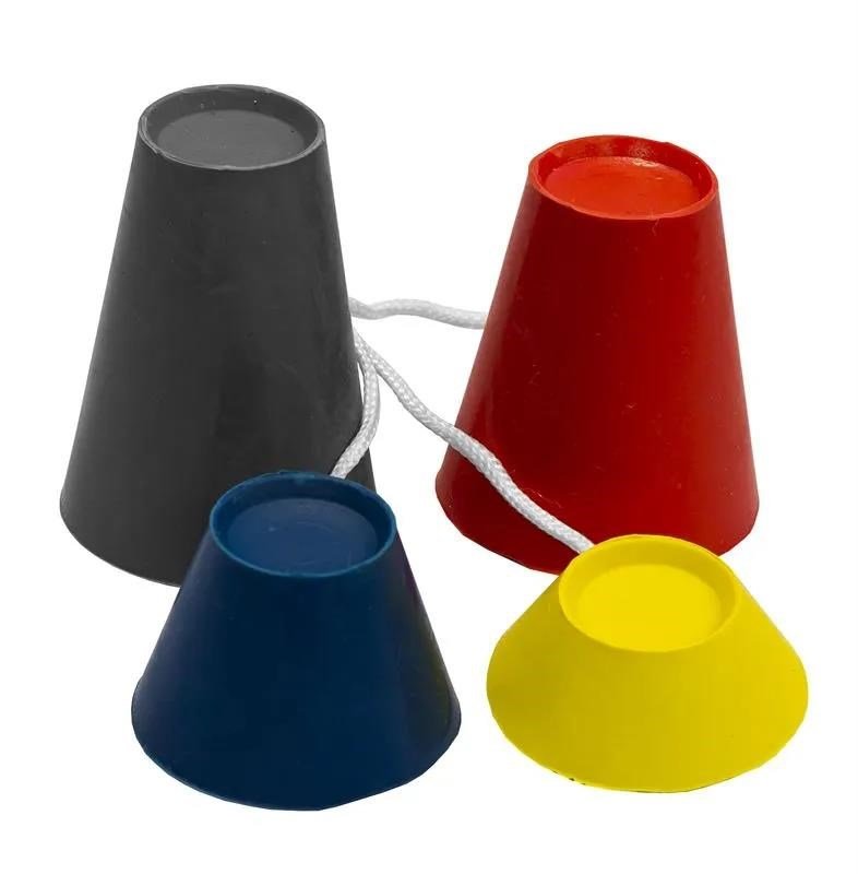 Longridge Jumbo Rubber Winter Tees, 4 tees