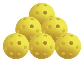 Longridge Airflow balles de golf d'entraînement, jaunes