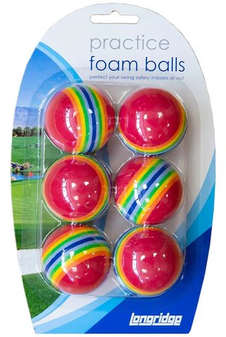 Longridge Multi-Coloured balles de golf mousse