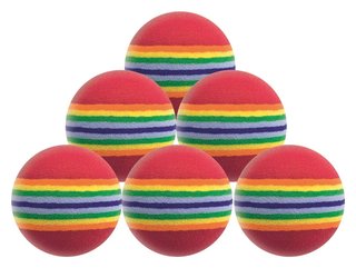 Longridge Multi-Coloured balles de golf mousse
