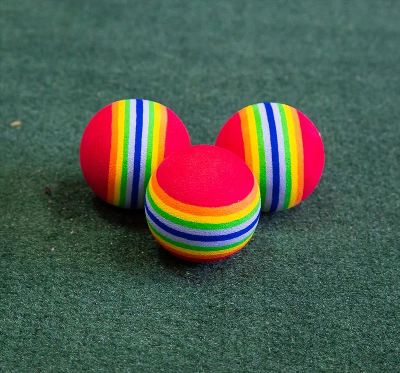 Longridge Multi-Coloured balles de golf mousse