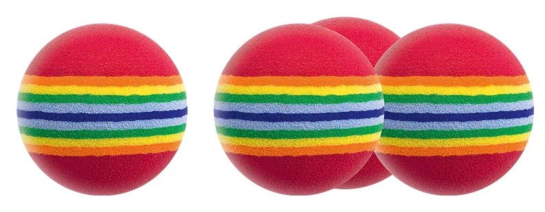 Longridge Multi-Coloured balles de golf mousse