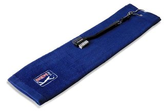 PGA Tour Golf Towel and Club Brush Set, bleu marine