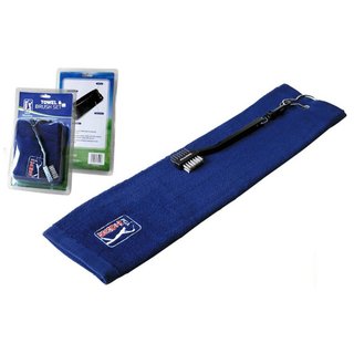 PGA Tour Golf Towel and Club Brush Set, bleu marine