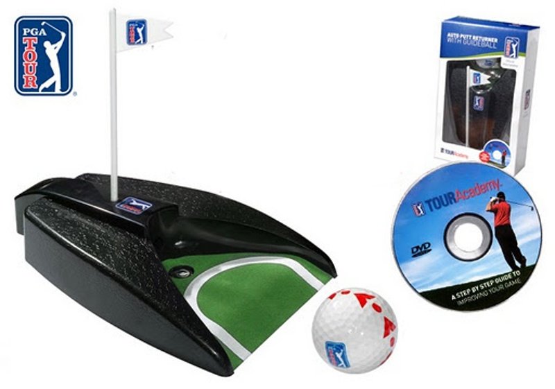 PGA Tour Auto Putt Returner avec guideball et DVD