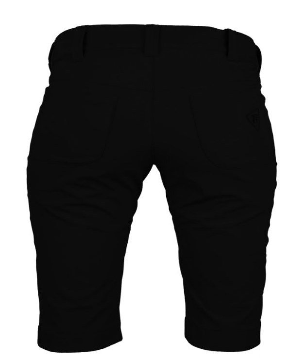 Tony Trevis ladies short slim fit short femme, noir