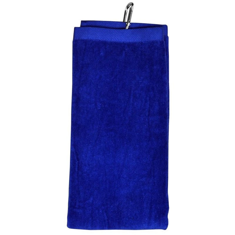 Longridge Blank Luxury Three Fold serviette de golf bleue