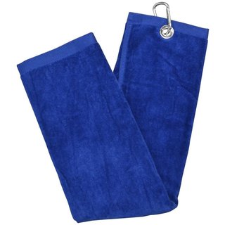 Longridge Blank Luxury Three Fold serviette de golf bleue