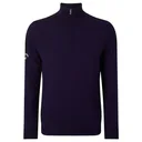 Callaway Windstopper 1/4 Zipped pull homme, peacoat