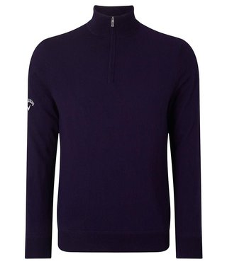 Callaway Windstopper 1/4 Zipped pull homme, peacoat