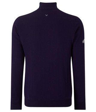 Callaway Windstopper 1/4 Zipped pull homme, peacoat