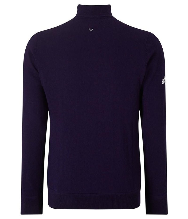 Callaway Windstopper 1/4 Zipped pull homme, peacoat