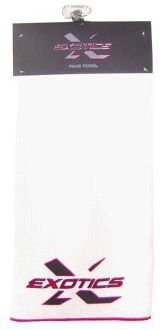 Tour Edge Exotics serviette de golf, blanche