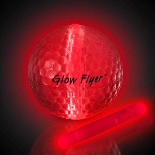 Masters Glow Flyer balles de golf, rouges
