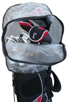 Masters Raincover with Zip, noir/transparent