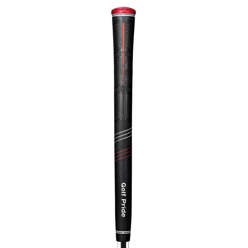 Golf Pride CP2 Pro grip, STANDARD, noir/rouge